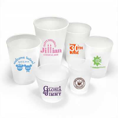 Custom Shatterproof Cups with Your 1-Color Artwork